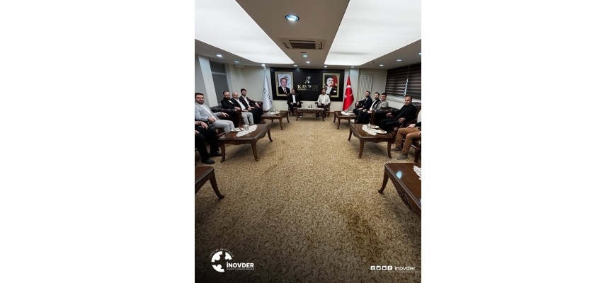 İnovder olarak, Kayseri Mobilya Sanayicileri Derneği (KAYMOS) Yönetim Kurulu Başkanı Sayın Mehmet Yalçın’a hayırlı olsun ziyaretinde bulunduk.